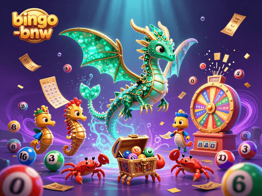 Experience excitement with bingo-bnw as vibrant lottery balls bounce around and treasures await!