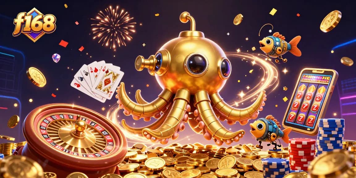 Win big with f168's thrilling games like slots, roulette, and live casino adventures!