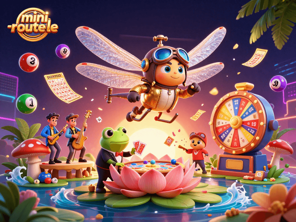 Engage in thrilling mini-roulette action with a vibrant casino scene full of excitement and winning opportunities!