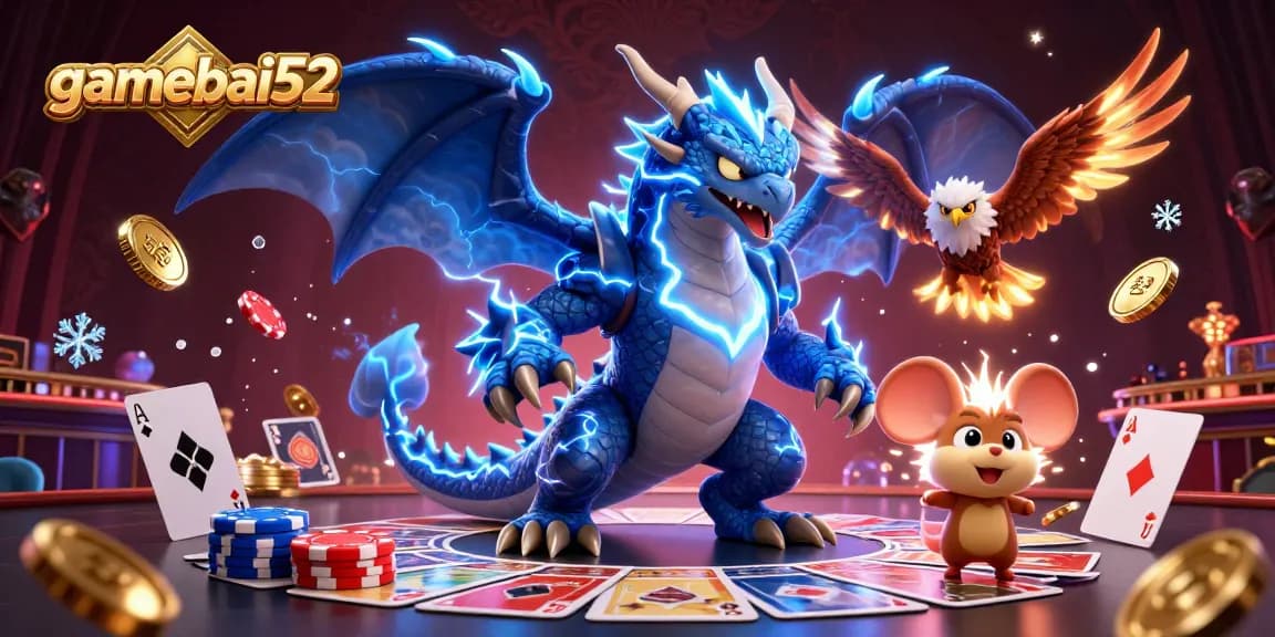 Engage in thrilling gameplay at gamebai52 with dynamic casino characters and exciting elements.