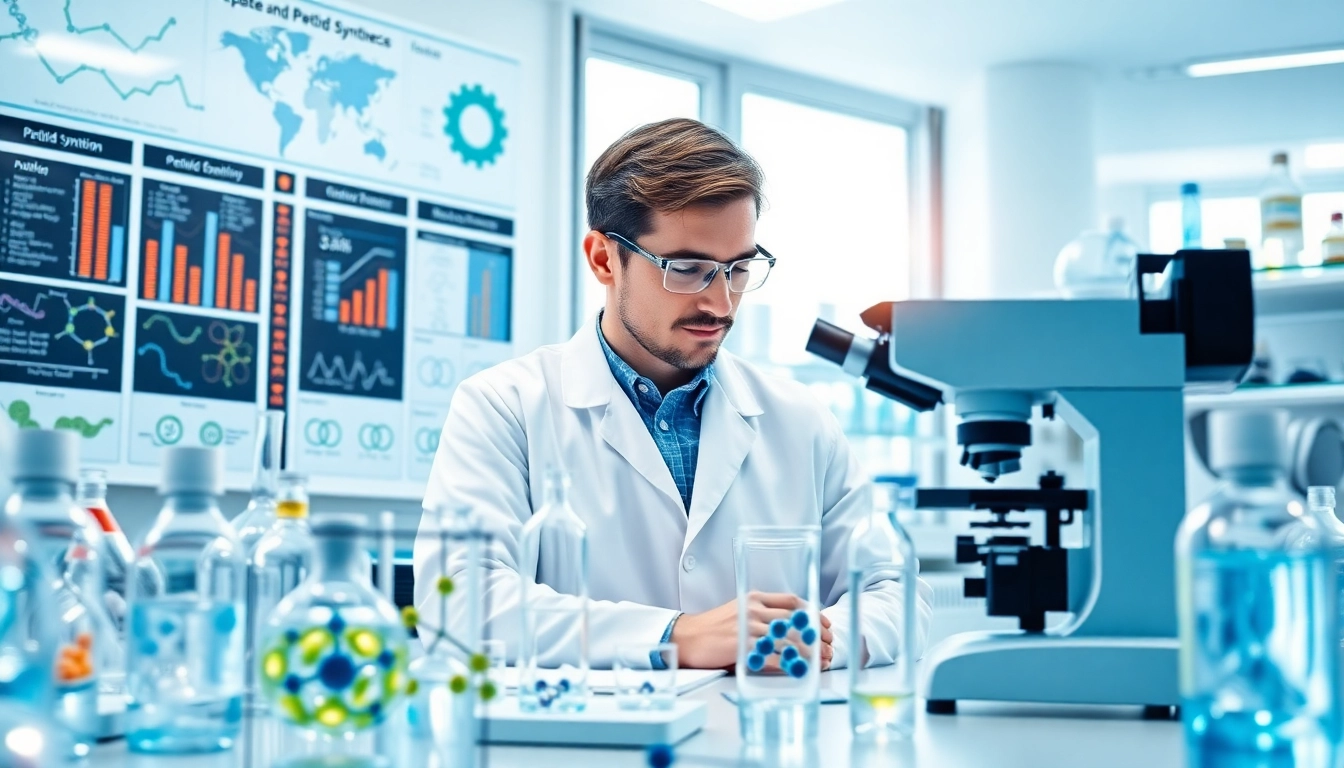 Investigating peptides in a sophisticated lab environment with Voltera technology.
