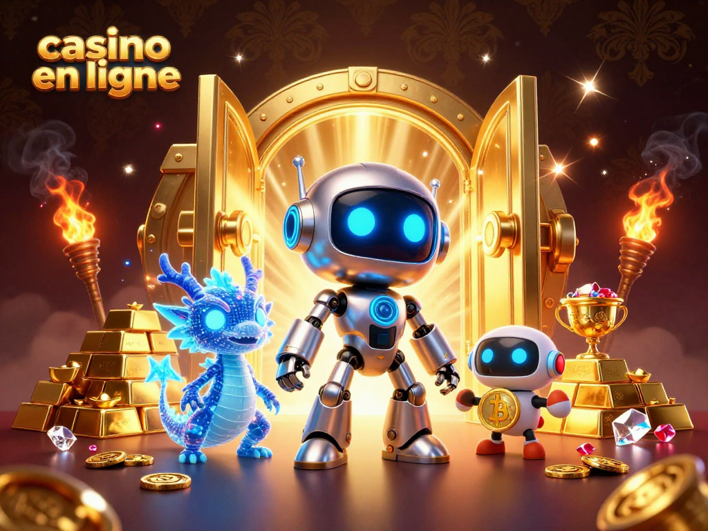 Les joueurs se divertissent au casino en ligne avec une ambiance électrisante et des pièces scintillantes.
