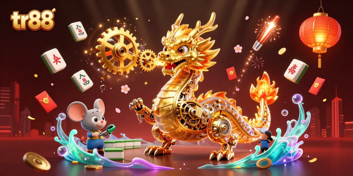 Experience thrilling gaming action at tr88 with a golden dragon unleashing exceptional wins.