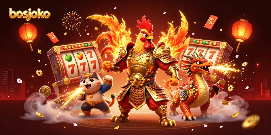 Menangkan putaran di bosjoko dengan ilustrasi 3D slot gacor yang penuh warna dan semangat.