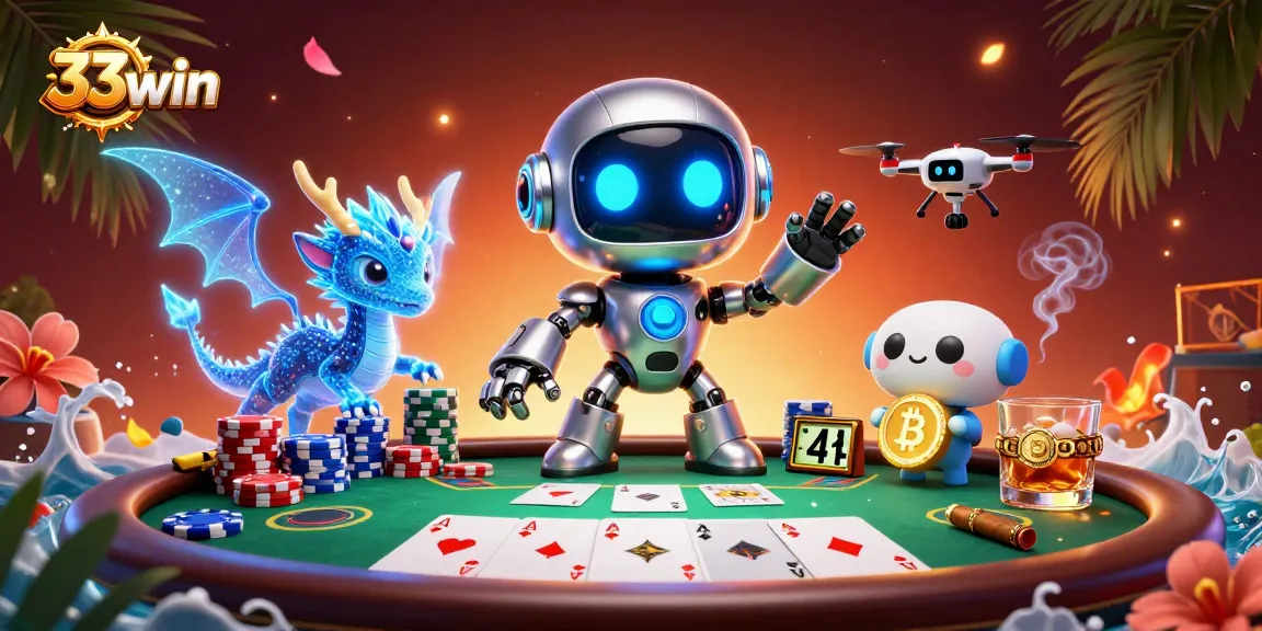 Experience thrilling gaming at 33win with vibrant casino action and engaging characters.