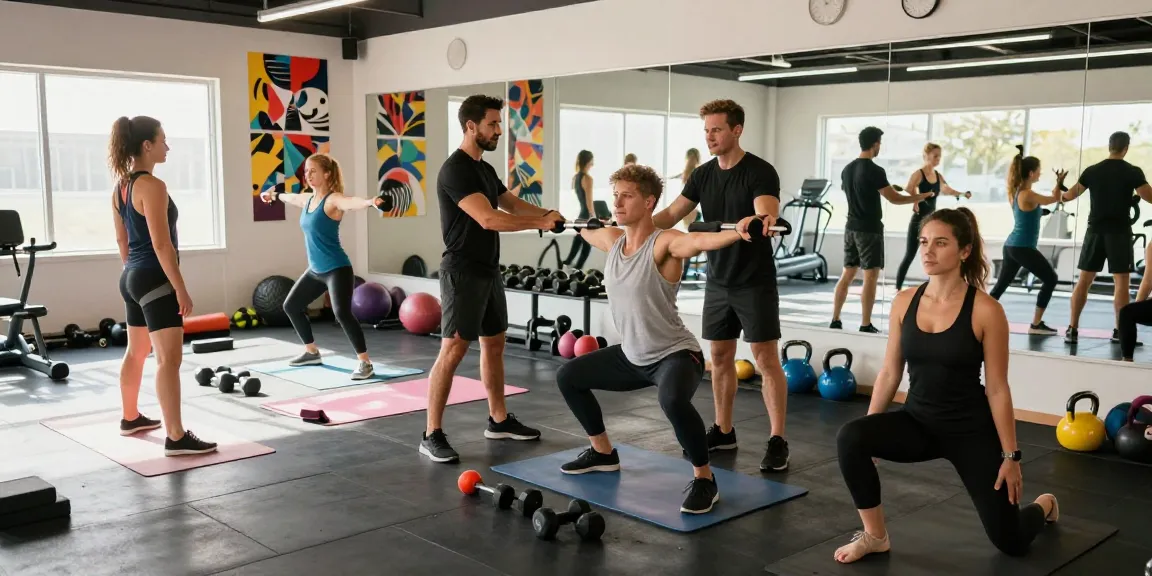 Dynamic training scene at Somatrop Steroid Shop gym showcasing fitness enthusiasts.