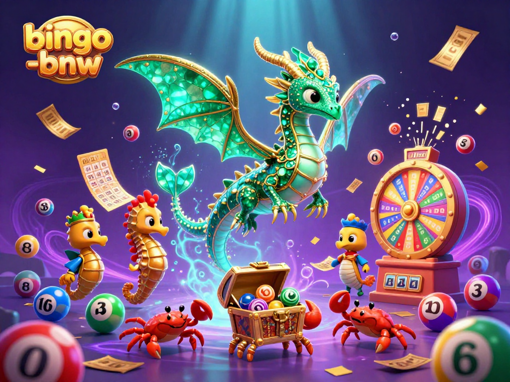 Experience excitement with bingo-bnw as vibrant lottery balls bounce around and treasures await!