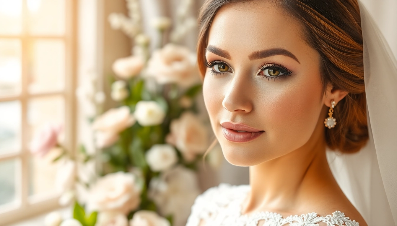 Gorgeous bridal look by a Dallas wedding makeup artist, showcasing exquisite details and elegant styling.