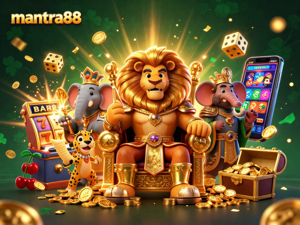Experience the thrill of mantra88 as the lion king presides over a casino world filled with jackpots, treasures, and winning excitement.