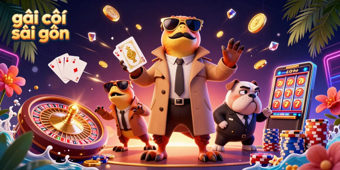 Engage with the exciting world of gái gọi sài gòn at a bustling casino with raptors and vibrant gaming elements.