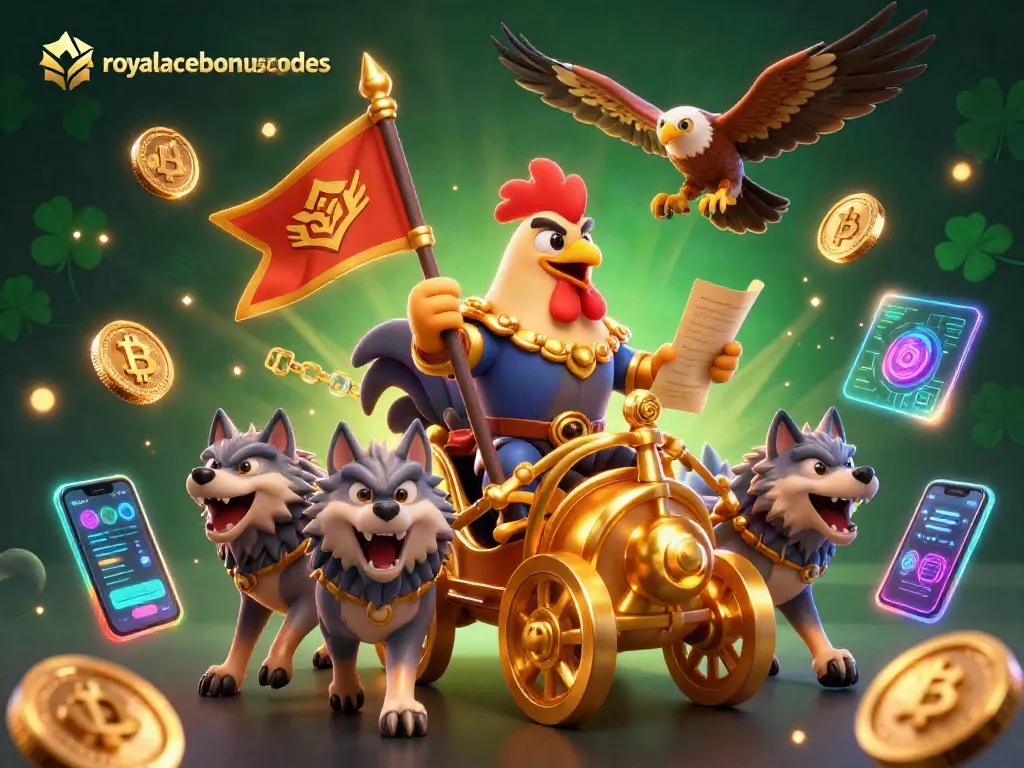 Engage in festive play with the royalacebonuscodes casino scene featuring a cart pulled by wolves.