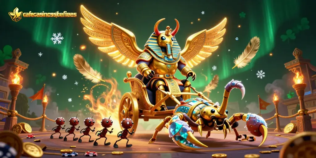 Engage in exciting gameplay at cafecasinosistersites with colossal characters and vibrant casino themes.