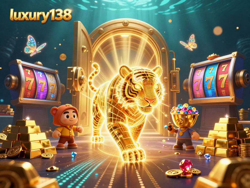 Menangkan pengalaman bermain judi dengan luxury138, melihat simbol slot dan harta berkilau.