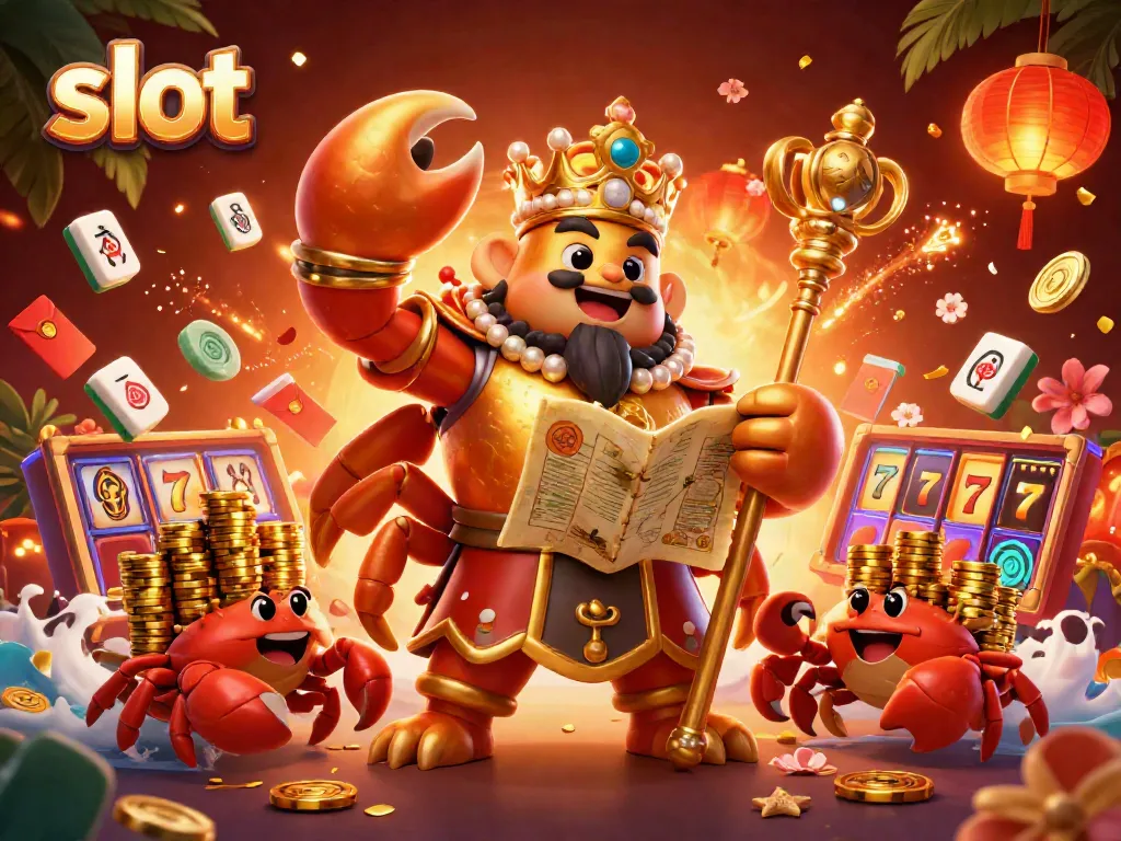 Experience the thrill of slot gaming with a detailed scene filled with vibrant characters and elements.