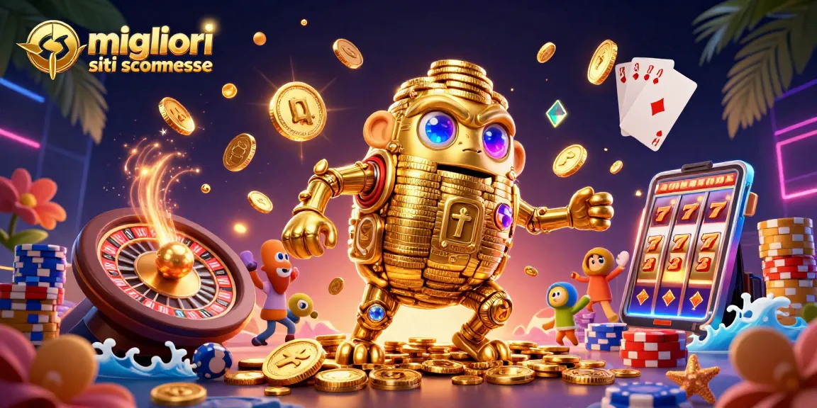 Scopri i migliori siti scommesse mentre il golem d'oro danza tra lingotti e simboli delle slot.