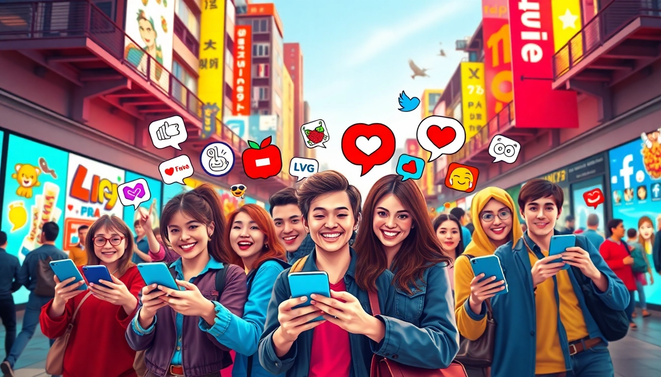 Klipy brings animated GIFs and stickers to life, enhancing digital communication in a vibrant setting.