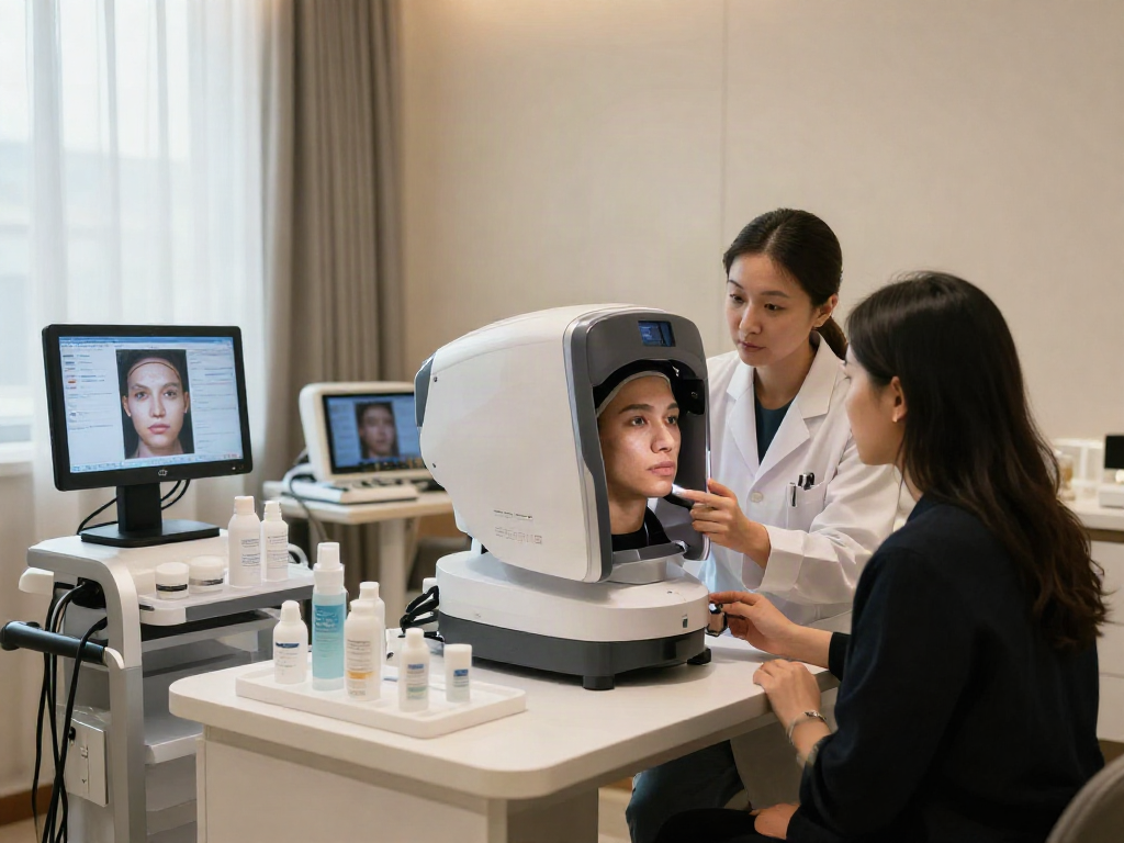 ClinicEvo better than QOVES showcased in a modern aesthetics analysis consultation
