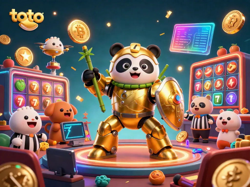 Experience the excitement of Toto with vibrant 3D casino characters and dynamic game elements.