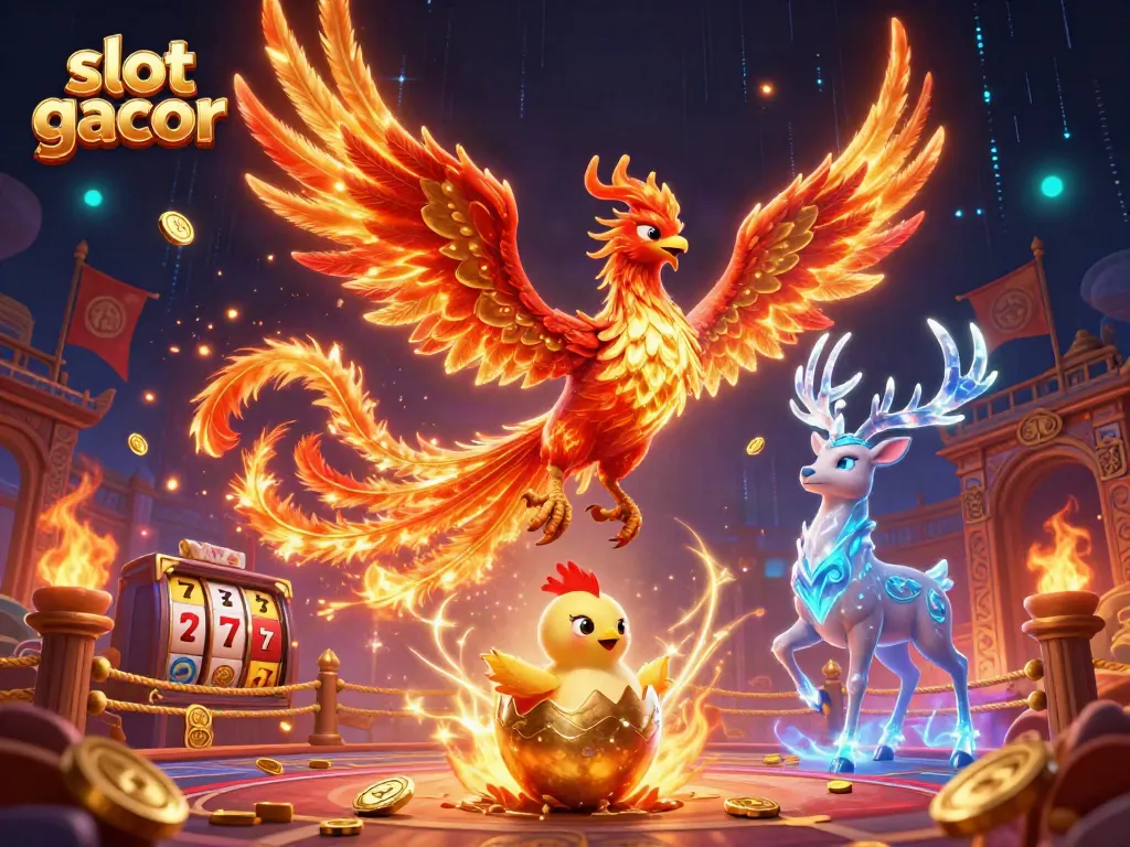 Experience the exciting world of slot gacor with vibrant characters and dynamic gaming elements!