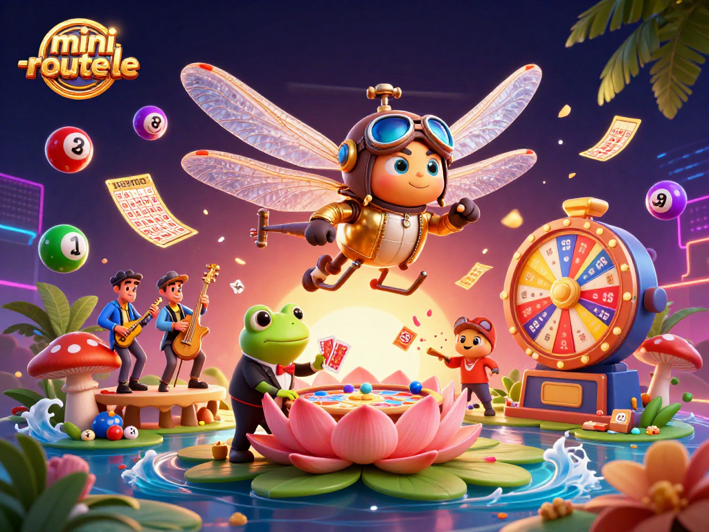 Engage in thrilling mini-roulette action with a vibrant casino scene full of excitement and winning opportunities!