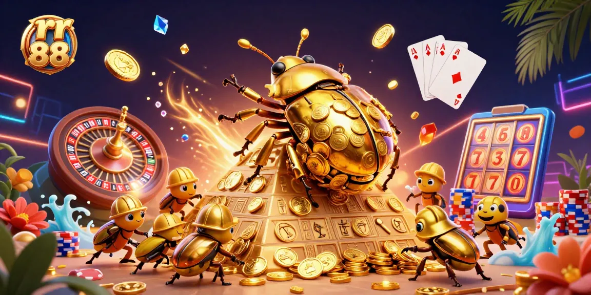 Experience thrilling gameplay at rr 88 with dazzling gold coins and casino elements.