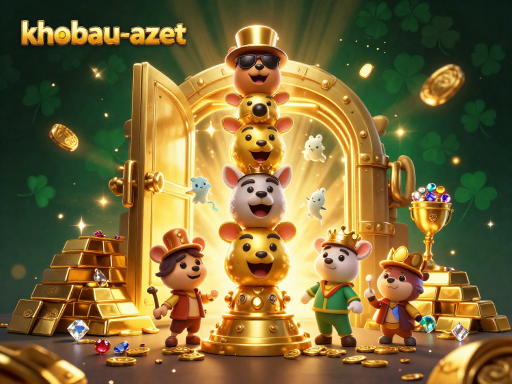 Experience the thrill of khobau-aztec with a golden totem, treasure vaults, and casino excitement bursting with gems.