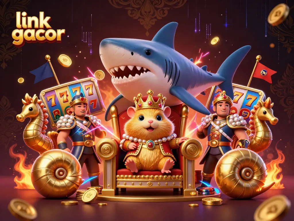 Experience the excitement with link gacor slot reels and adventurous characters in a vibrant casino world.