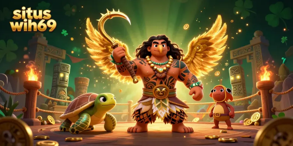 Saksikan aksi situs wih69 dengan pahlawan gaming dalam pertempuran yang seru dan penuh karya seni yang megah.