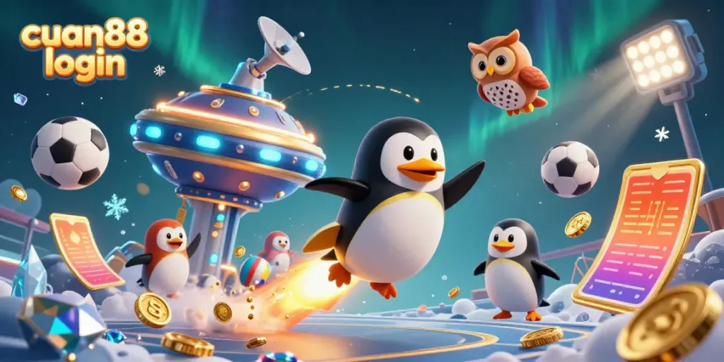 Experience the excitement of cuan88 login with a captivating casino-themed illustration.