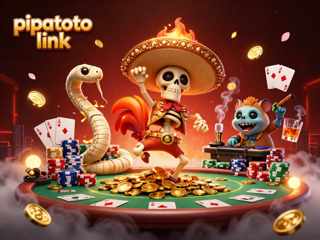Experience the excitement of pipatoto link with a vibrant scene of a mariachi rooster celebrating wins amidst golden coins.