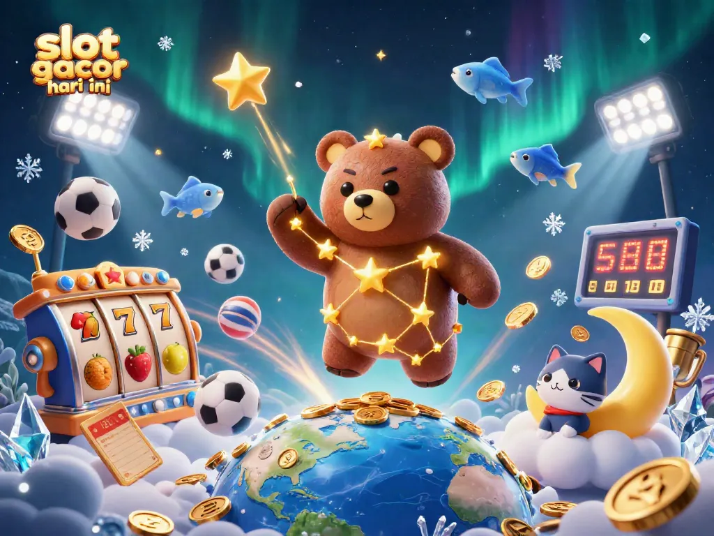 Spin to win with exhilarating slot gacor hari ini showcasing vibrant characters and casino elements.
