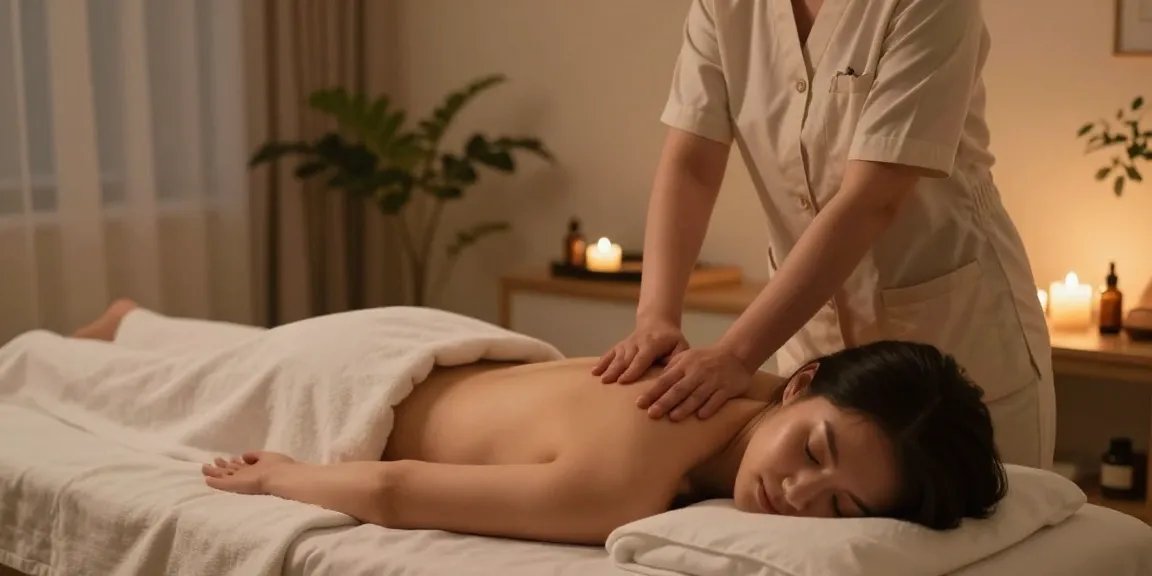 Experience a rejuvenating 하남출장마사지 in a cozy home setting with a professional masseuse.