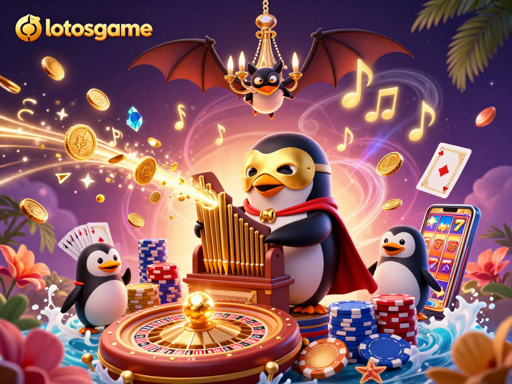 Engage in thrilling gameplay at lotosgame with vivid visuals of a magical casino world.