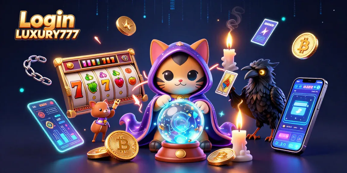 Login LUXURY777 menawarkan permainan slot yang seru dengan kucing mistik dan burung gembala kartu.