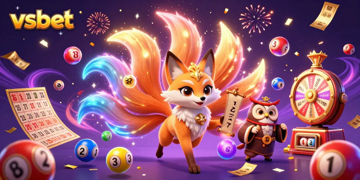 Unleash your luck with vsbet's colorful lottery experience, featuring vibrant spirit characters and dynamic game elements.